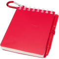 Lig Mini Recyceltes Outdoor-Softcover Notizbuch und Kugelschreiber Set (schwarze Mine), Rot