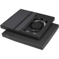 Kern A6 Hardcover Notizbuch und MagSafe Wallet Set, Grau