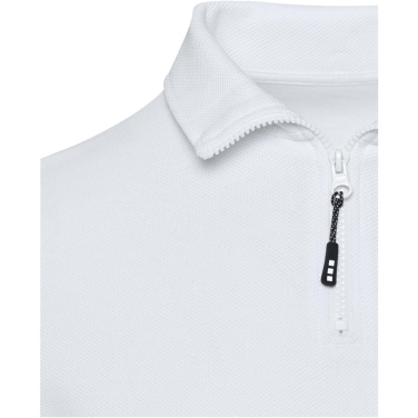 Logotrade Werbeartikel das Foto: Zeus Langarm Poloshirt Unisex mit Reißverschluss