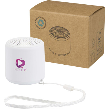 Logotrade Geschäftsgeschenke das Foto: Velkis 3 W Bluetooth® Lautsprecher aus recyceltem Kunststoff