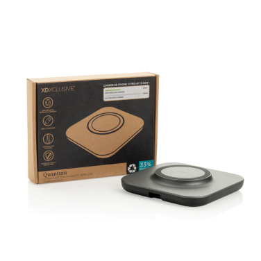 Logotrade Firmengeschenke das Foto: Quantum Ultra-Fast 25W magnetisches Wireless-Charging-Pad