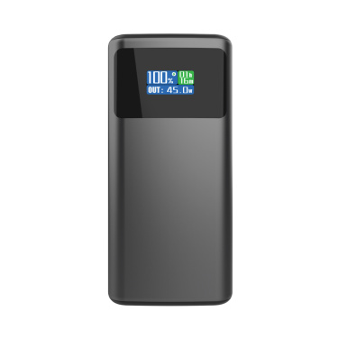 Logotrade Geschäftsgeschenke das Foto: Quantum RCS Ultra-Fast 45W 10.000mAh Powerbank mit Display