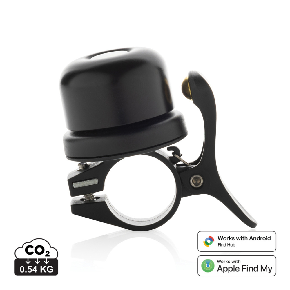 Logotrade Firmengeschenke das Foto: Bikefinder Dual RCS Fahrradklingel mit weltweiter Ortung