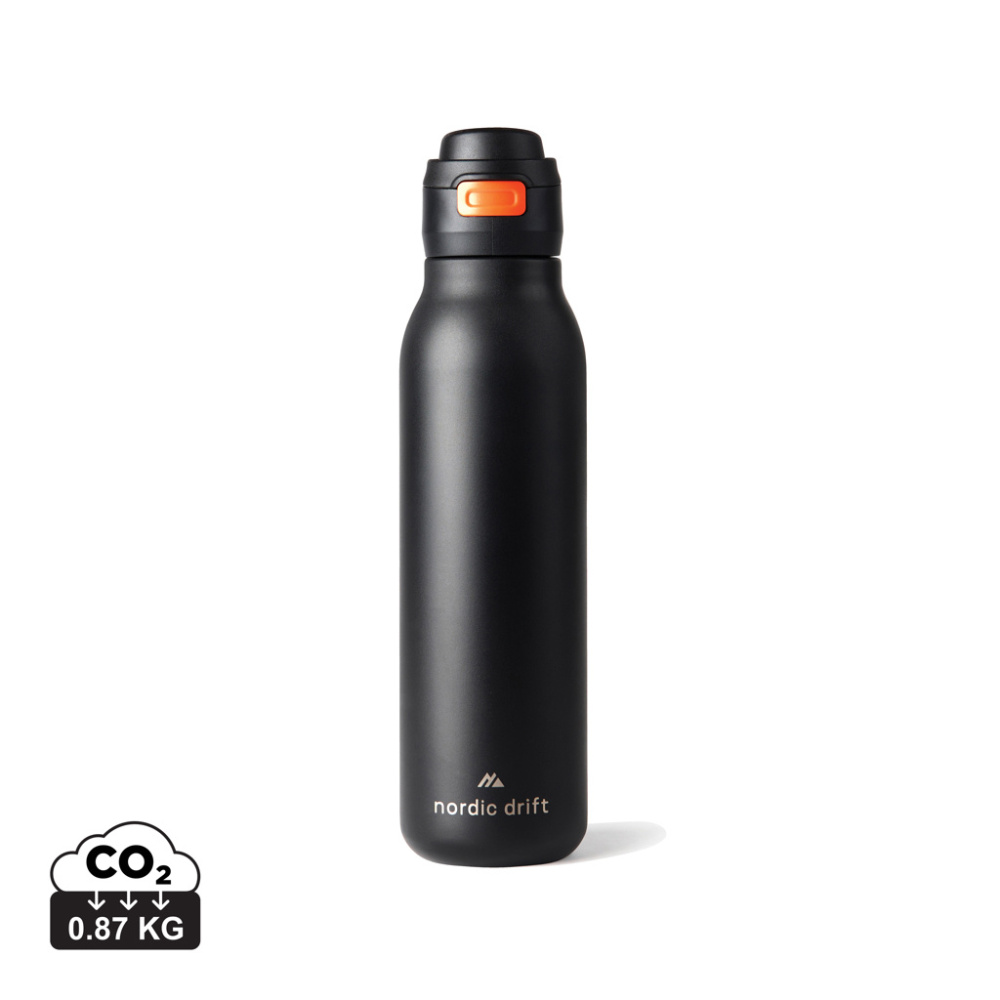 Logotrade Logogeschenke das Foto: Nordic Drift Trail einwandige RCS Wasserflasche 750ml