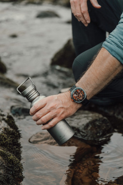 Logotrade Werbegeschenke das Foto: Nordic Drift Trail Ultraleichte Titan-Wasserflasche 600ml