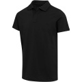 Graphite Kurzärmeliges Poloshirt, Schwarz