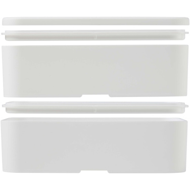 Logotrade Logogeschenke das Foto: MIYO POP 700 + 700 ml doppelschichtige Lunchbox