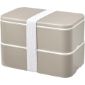 MIYO POP 700 + 700 ml doppelschichtige Lunchbox, Sandstein