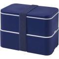 MIYO POP 700 + 700 ml doppelschichtige Lunchbox, Blau