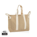 BEAU AWARE™ Strandtasche aus 400gr/m² recyceltem Canvas, Beige