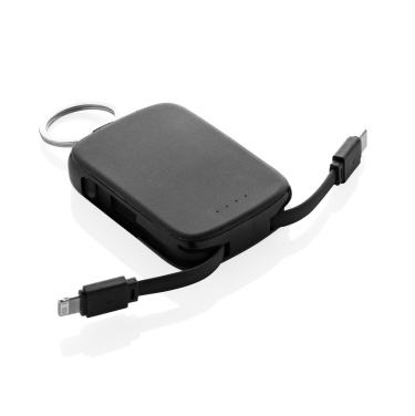 Logotrade Werbegeschenke das Foto: Nexo RCS Key-Chain-Powerbank 2.000mAh mit integr. Kabeln