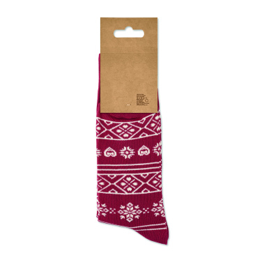 Logotrade Geschäftsgeschenke das Foto: Weihnachtssocken M