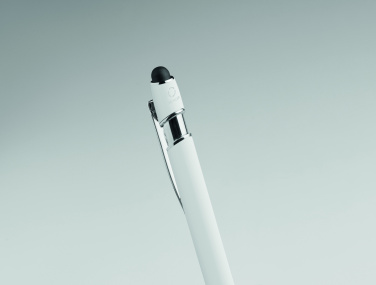 Logotrade Werbeartikel das Foto: Druckkugelschreiber mit Stylus