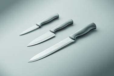Logotrade Werbegeschenke das Foto: Messer-Set Edelstahl 3-tlg.