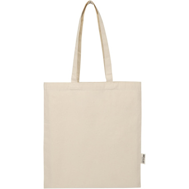 Logotrade Geschäftsgeschenke das Foto: Madras Blend 140 g/m² Tragetasche aus GRS-recycelter Baumwolle 7L