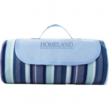 Logo trade corporate gifts image of: Riviera water-resistant outdoor picnic blanket