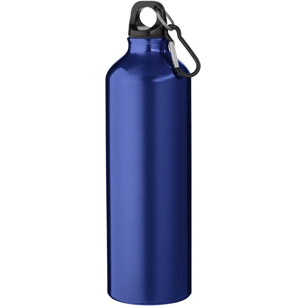 Logotrade promotional gift image of: Oregon 770 ml aluminium water bottle with carabiner