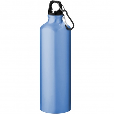 Logotrade promotional product image of: Oregon 770 ml aluminium water bottle with carabiner