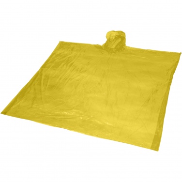 Logo trade promotional products image of: Ziva disposable rain poncho with storage pouch