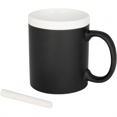 Logo trade promotional giveaways image of: Chalk-write 330 ml ceramic mug
