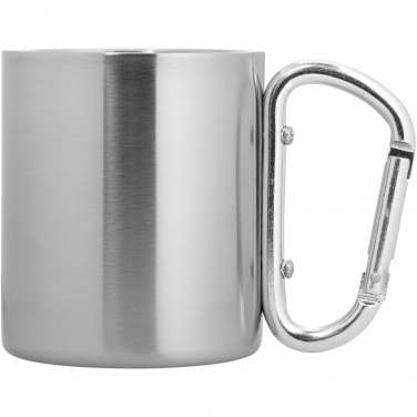 Logo trade promotional gift photo of: Alps 200 ml insulated mug with carabiner