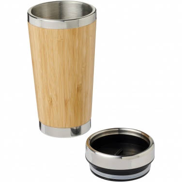 Logo trade promotional giveaways picture of: Bambus 450 ml tumbler with bamboo outer