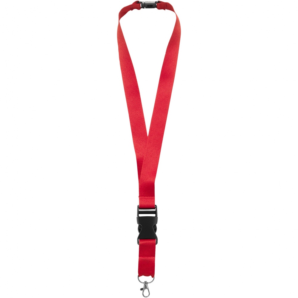 Logotrade promotional product picture of: Yogi lanyard detachable buckle break-away closure