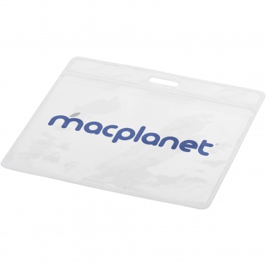 Logo trade promotional giveaway photo of: Serge transparent badge holder