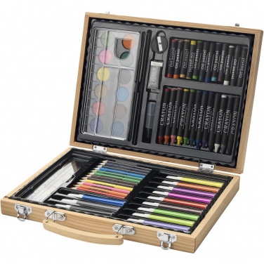 Logotrade promotional item image of: Rainbow 67-piece colouring set