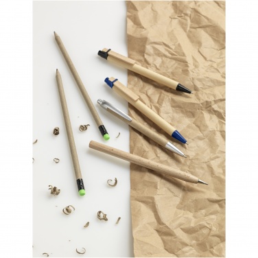 Logo trade advertising product photo of: Arica wooden ballpoint pen