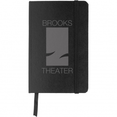 Logo trade promotional giveaways image of: Classic A6 hard cover pocket notebook