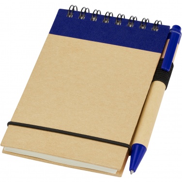 Logo trade promotional products image of: Zuse A7 recycled jotter notepad with pen