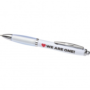 Logotrade corporate gift image of: Nash ballpoint pen with coloured barrel and grip