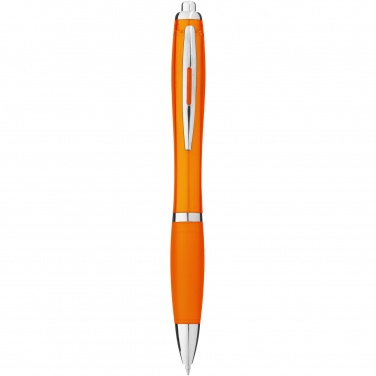 Logo trade advertising product photo of: Nash ballpoint pen with coloured barrel and grip