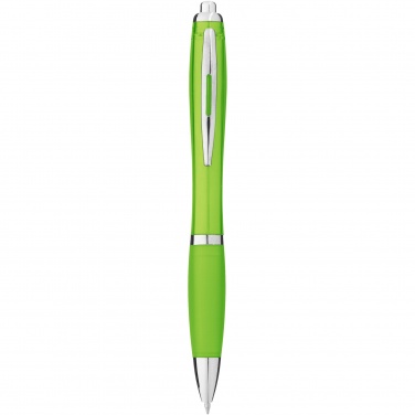 Logotrade advertising product image of: Nash ballpoint pen with coloured barrel and grip