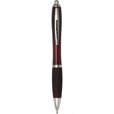 Logotrade promotional gift picture of: Nash ballpoint pen with coloured barrel and grip