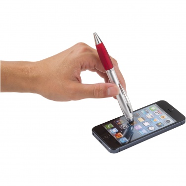 Logotrade promotional merchandise picture of: Nash stylus ballpoint with coloured grip