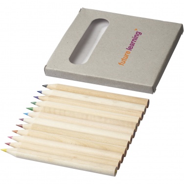Logo trade advertising product photo of: Tallin 12-piece coloured pencil set