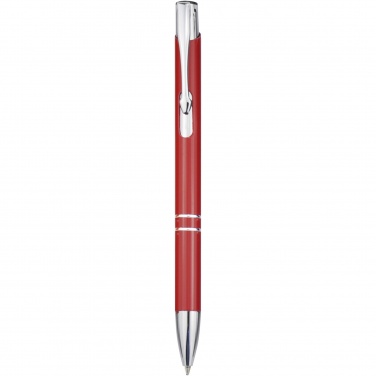 Logotrade advertising product picture of: Moneta aluminium click ballpoint pen (blue ink)