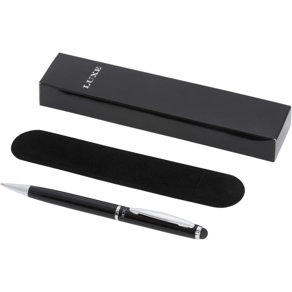 Logo trade advertising products picture of: Lento stylus ballpoint pen