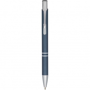 Logo trade promotional products image of: Moneta soft touch ballpoint pen