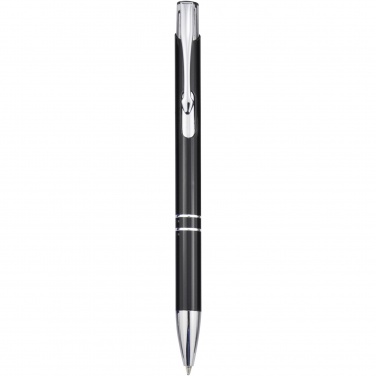 Logotrade promotional merchandise photo of: Moneta aluminium click ballpoint pen (black ink)