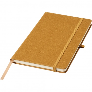 Logo trade corporate gift photo of: Atlana leather pieces notebook