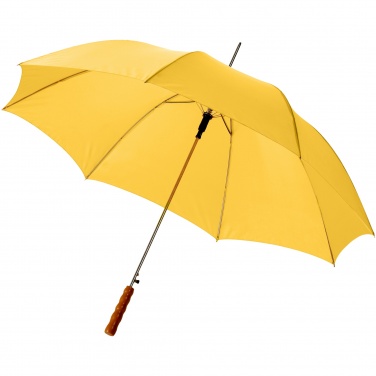 Logo trade advertising product photo of: Lisa 23" auto open umbrella with wooden handle