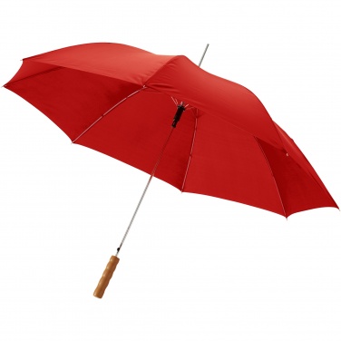 Logo trade corporate gift photo of: Lisa 23" auto open umbrella with wooden handle