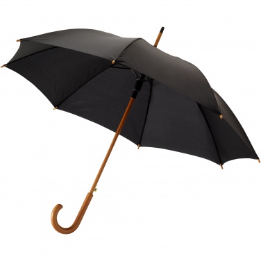 Logotrade promotional gifts photo of: Kyle 23" auto open umbrella wooden shaft and handle