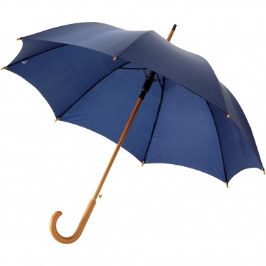 Logo trade advertising products picture of: Kyle 23" auto open umbrella wooden shaft and handle
