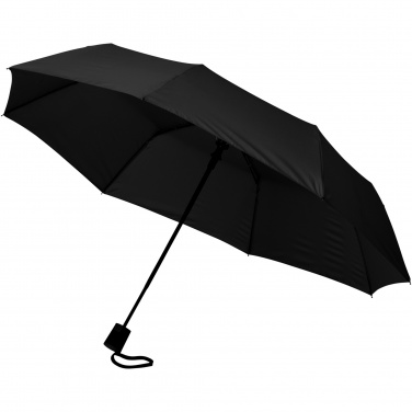 Logo trade promotional merchandise image of: Wali 21" foldable auto open umbrella