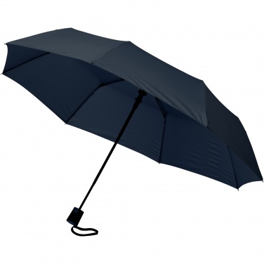 Logo trade promotional gifts image of: Wali 21" foldable auto open umbrella