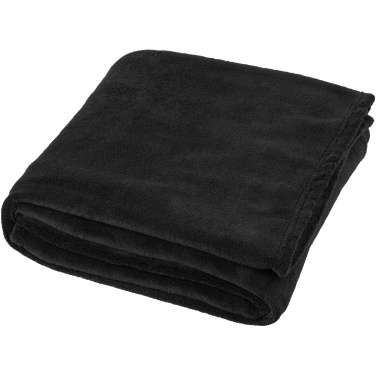 Logo trade advertising products image of: Bay extra soft coral fleece plaid blanket